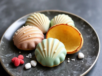 seashell shaped madeleines