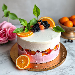 Orange and Elderberry cake