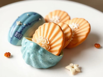 seashell shaped madeleines