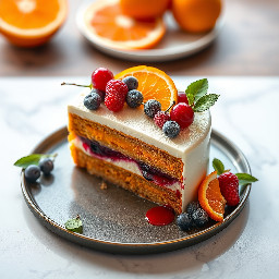 Orange and Elderberry cake