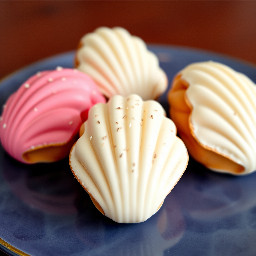seashell shaped madeleines