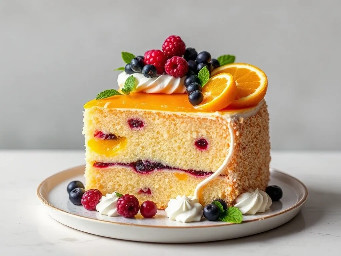 Orange and Elderberry cake