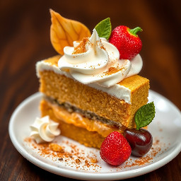 I want something that goes well with whipped cream, I have evaporated milk, pumpkin kin, eggs, flour, butter, spices I have things and I’m not sure what to make